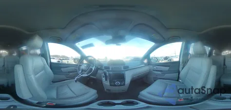 2014 Honda Odyssey Exl z USA, uszkodzony, nr VIN 5FNRL5H66EB133200